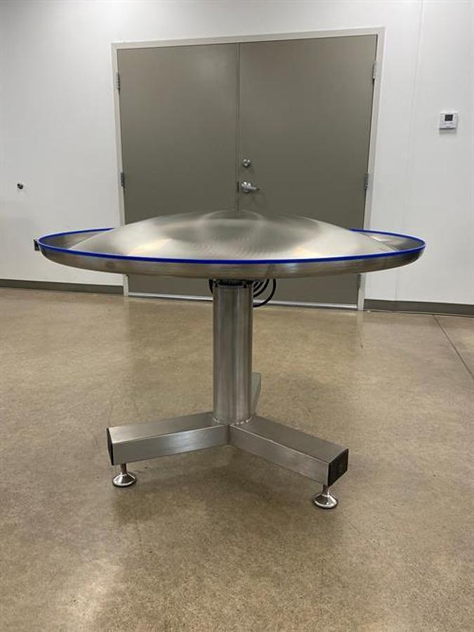 Used Well Food 48" Convex SS Accumulating Table