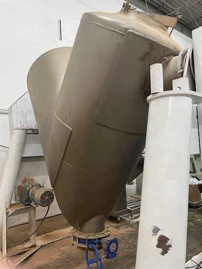 Used Patterson Kelley 60 cuft Stainless Steel V-Blender with Intensifier Bar