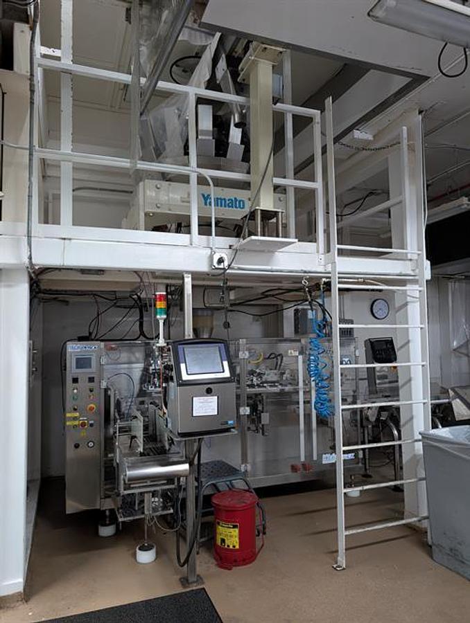 Used Weighpack Swifty Model 3600 Pre-Made Pouch Machine with Yamato 14-head Scale
