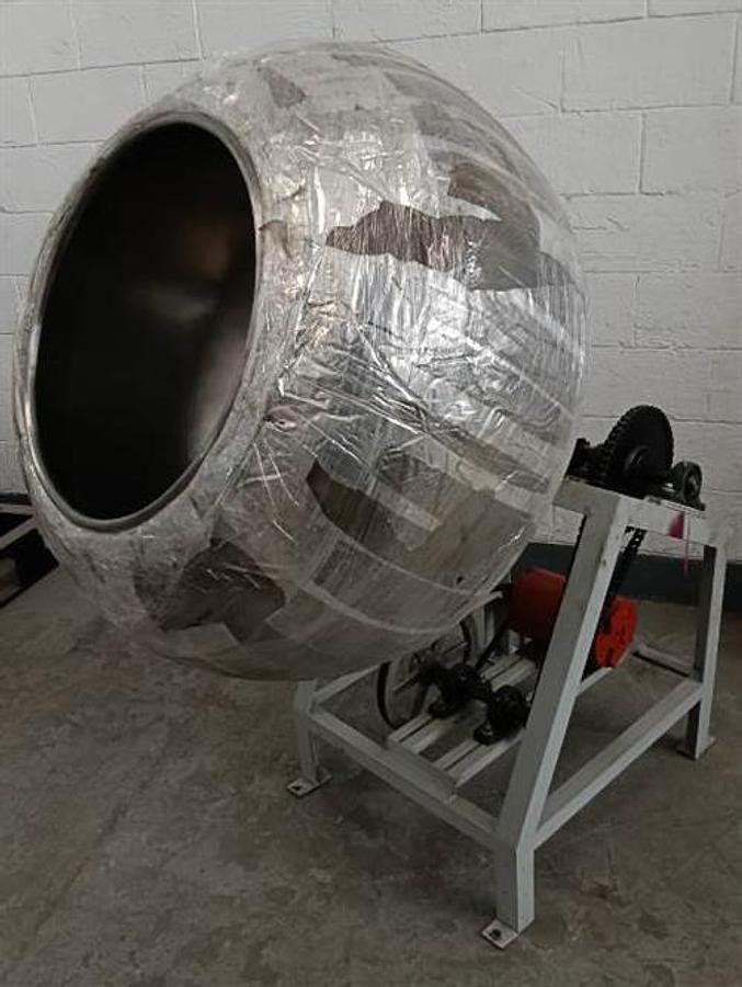 Used Stainless Steel 38" Diameter Coating Pan