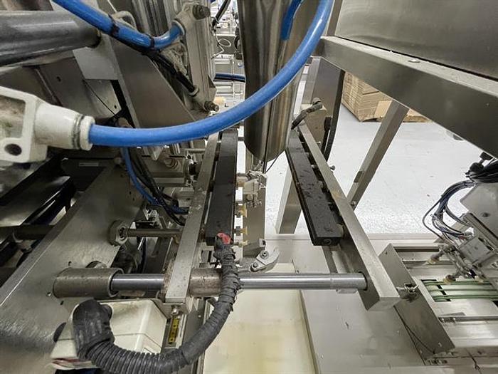 Used BairesPack Pre-made Doy Pouch Machine with 4-lane Linear Scale
