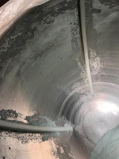 Used Stokes 36" SS Coating Pan w Ribs