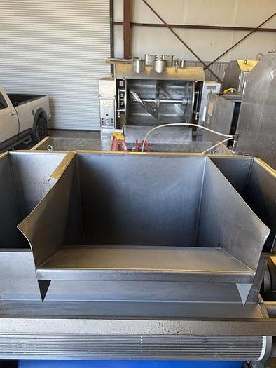 Used APV 48" Two Roll Extruder with Ultrasonic Guillotine Cutter