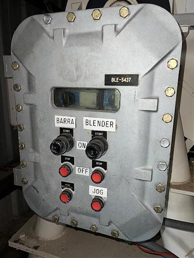 Used Patterson Kelley 10 Cu Ft stainless steel V Blender