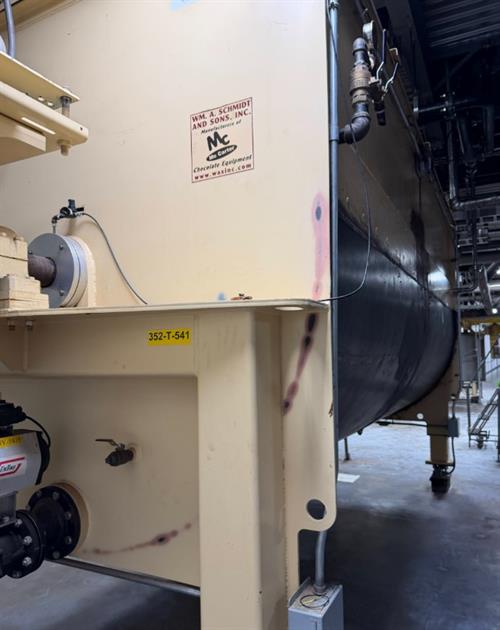 Used WM. A Schmidt 50,000 lb Jacketed Chocolate Tank