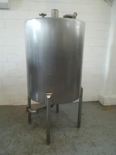 Used Stainless steel  249 gallon closed tank