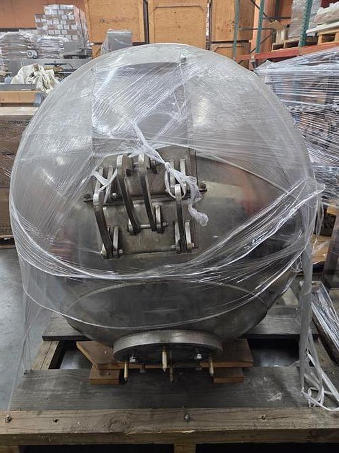 Used 52" Stainless Steel Coating Pan