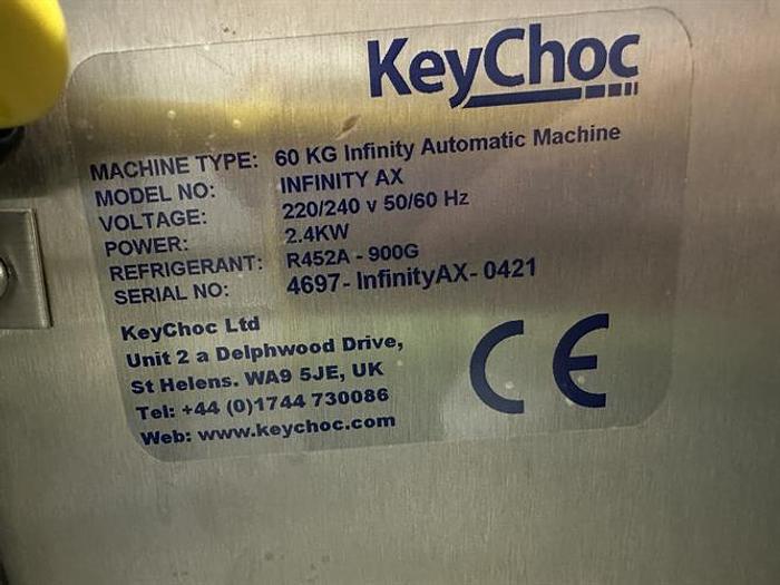 Used Key Choc Infinity AX 60kg Tempering Unit