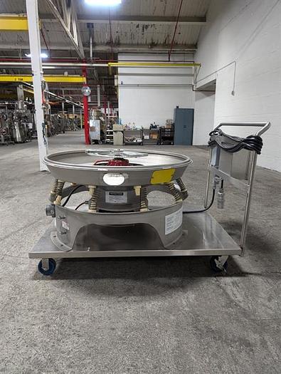 Usado Sweco model MX48Y686EPP4SDSETLWC  48" diameter single deck sifter (base only)