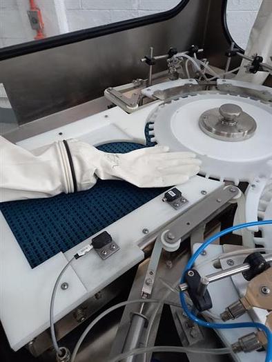 Used Steriline model EDM1 automatic vial washer & Sterilizing heat tunnel