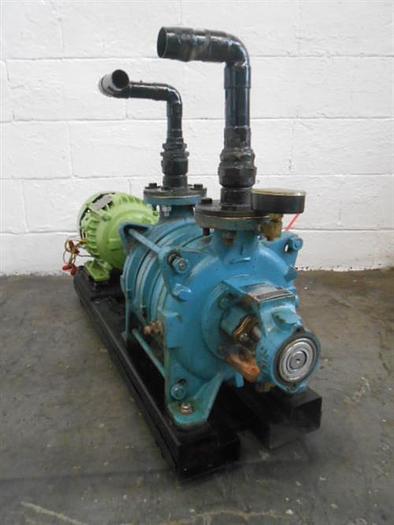 Used Sihi Model LPHB3704 Carbon Steel Vacuum Pump