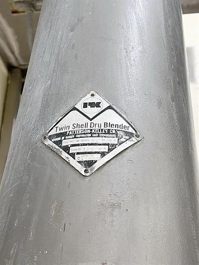 Used Patterson Kelley 150 Cu Ft stainless steel V blender