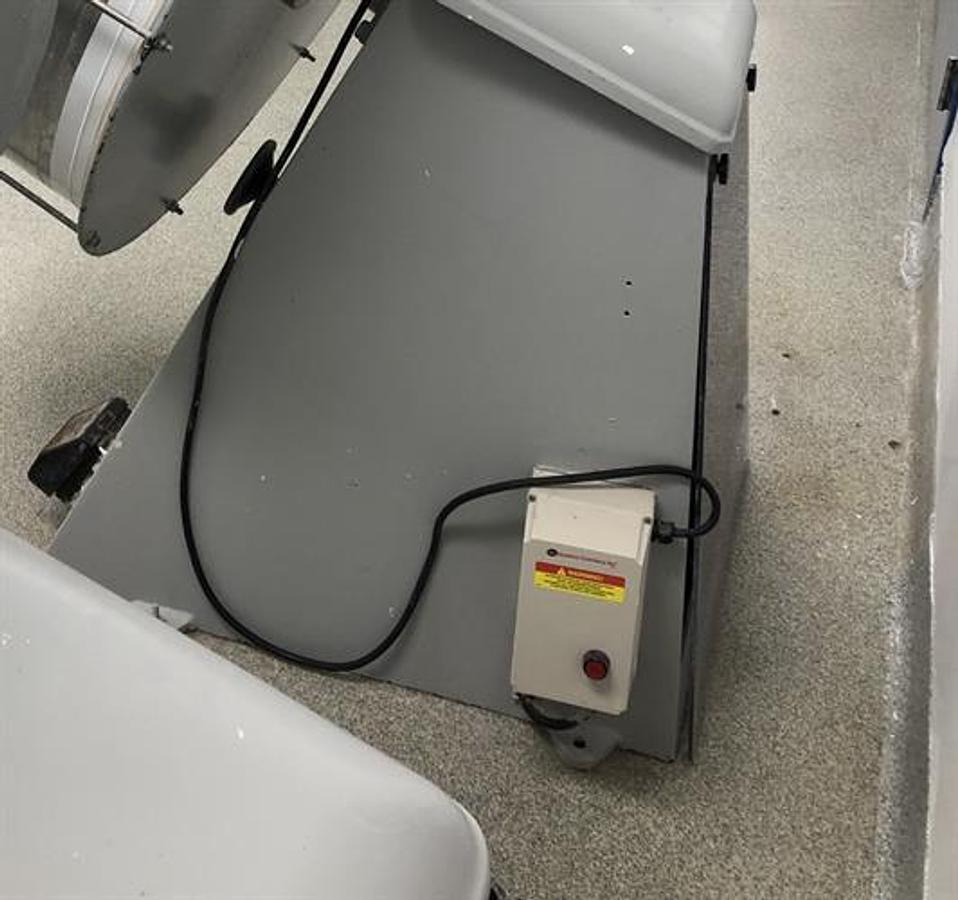 Used Stokes 40" diameter canvas polishing pan