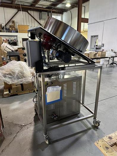 Used Lenis model LMSTS-300P single lane stick pack machine with tablet counter