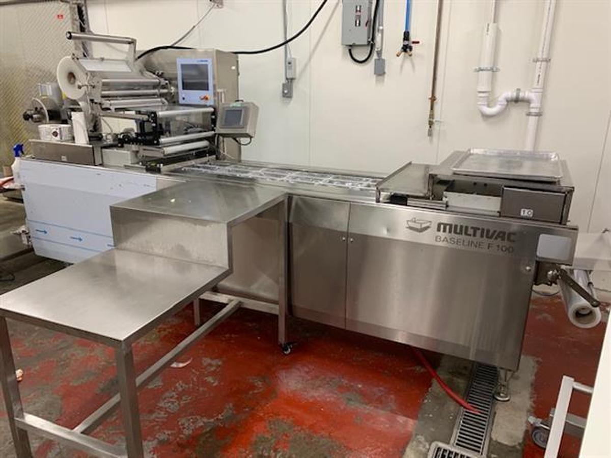 Used Multivac model Baseline F100 thermoformer