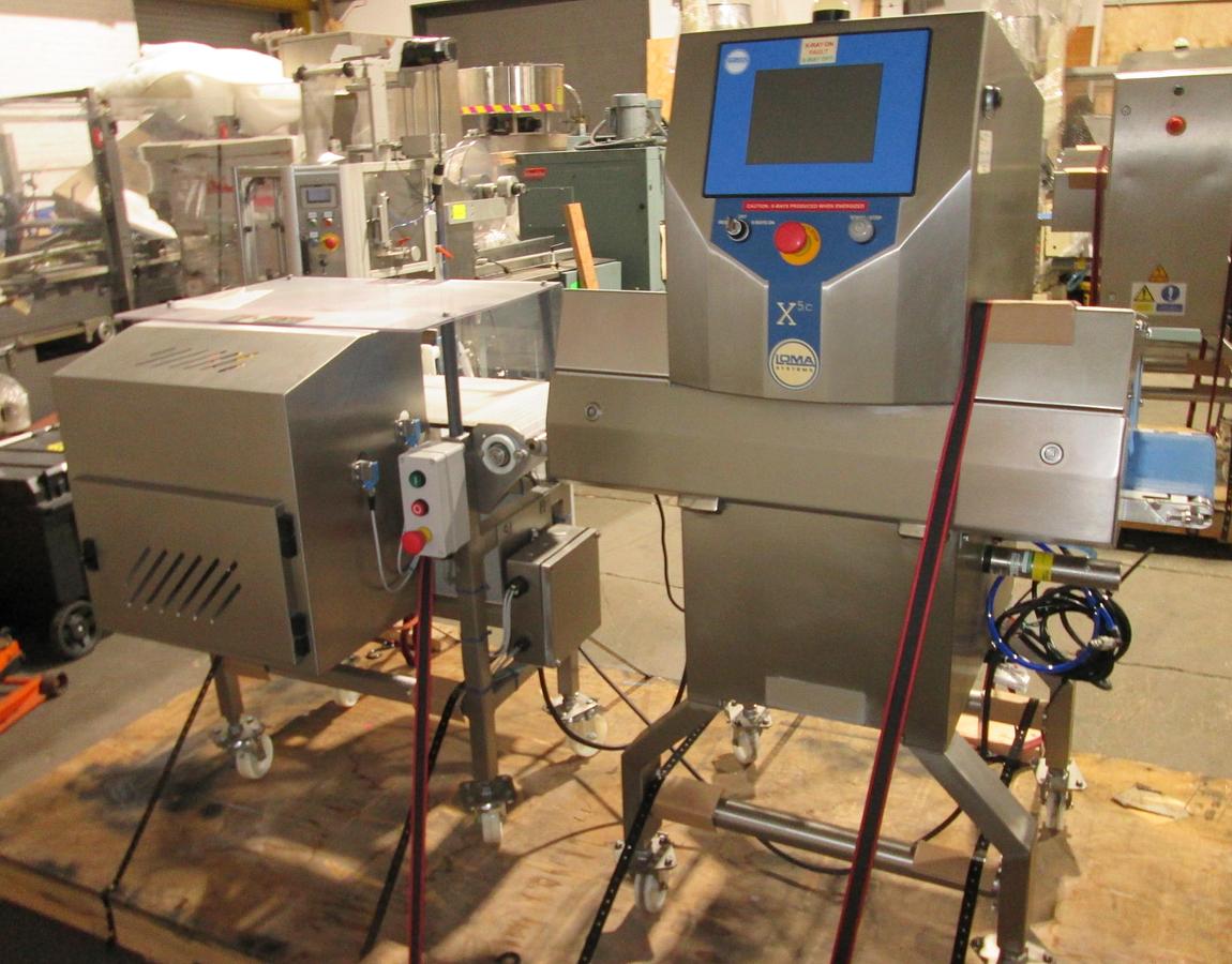 Used Loma model X5c Xray System with Reject Conveyor