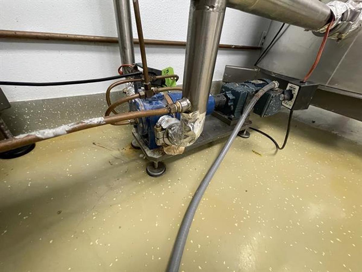 Used Rotan Jacketed 2" Chocolate Pump j- Carbon steel and water jacketed