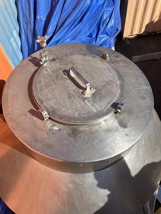 Used Gemco 30 Cu Ft stainless steel double cone blender