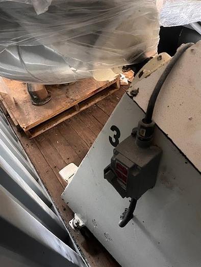 Used Stokes 36" SS Coating Pan w Ribs