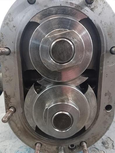 Used SPX Flow model 006U1 stainless steel positive displacement pump