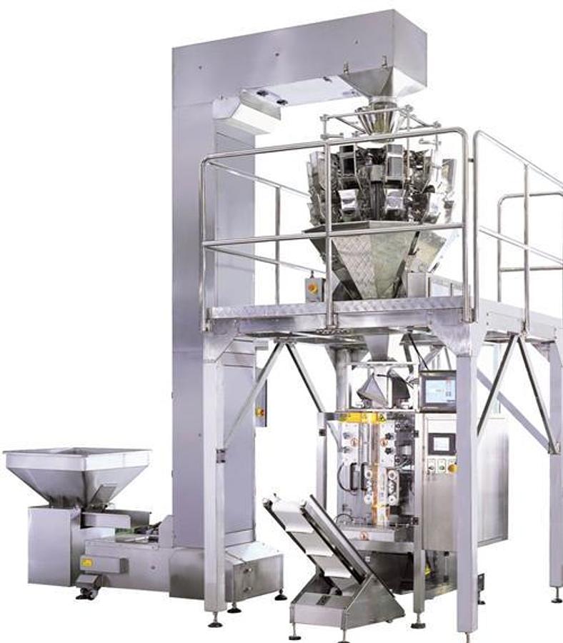 Used NEW Genesis Stainless Steel Form, Fill, Seal with 14-Head Scale