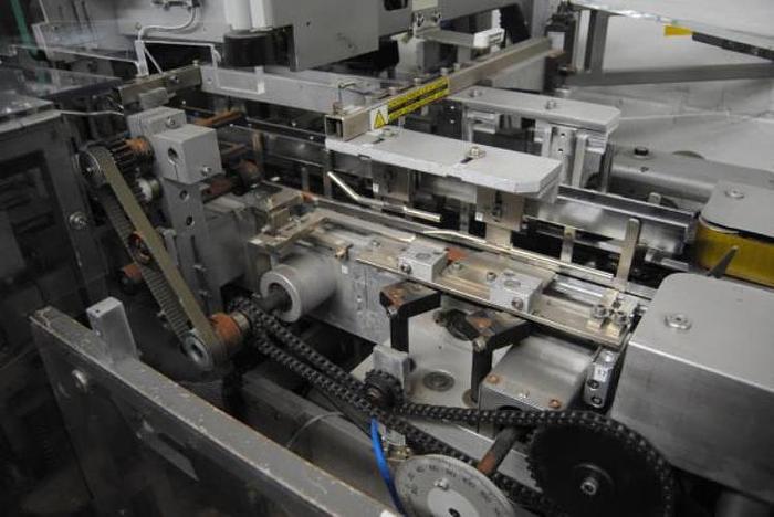 Used Uhlmann model C100 Cartoner with blister feed