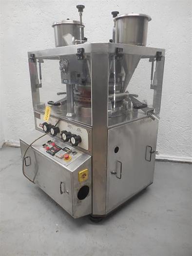 Used Adept stainless steel model ADR BB 35 station rotary tablet press