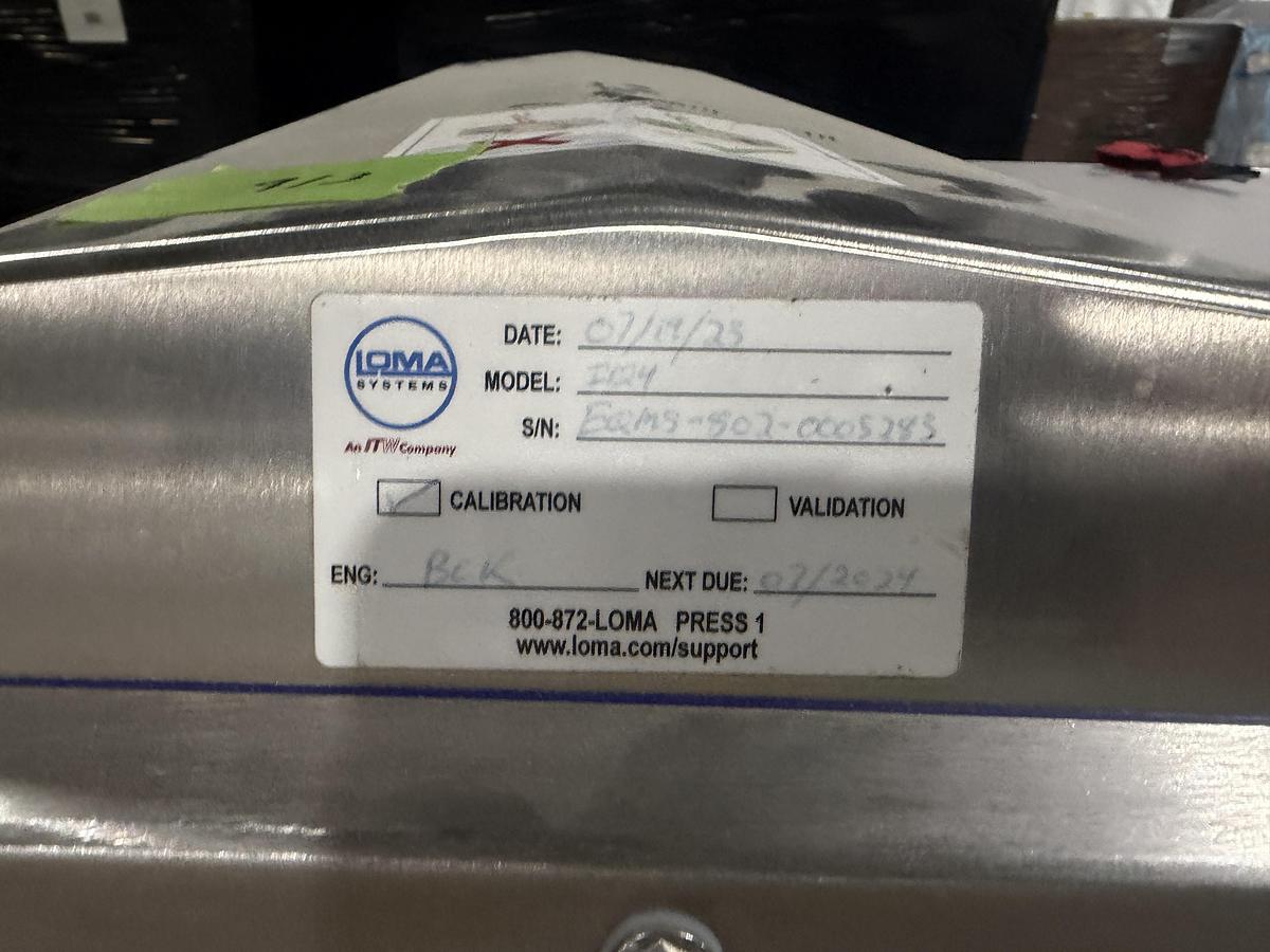 Used Loma IQ4 Stainless Steel Metal Detector