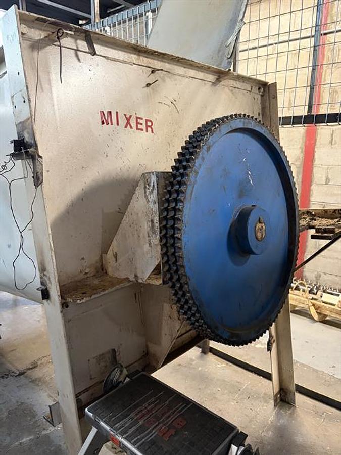Used Marion 90 Cu Ft Stainless Steel Paddle Blender