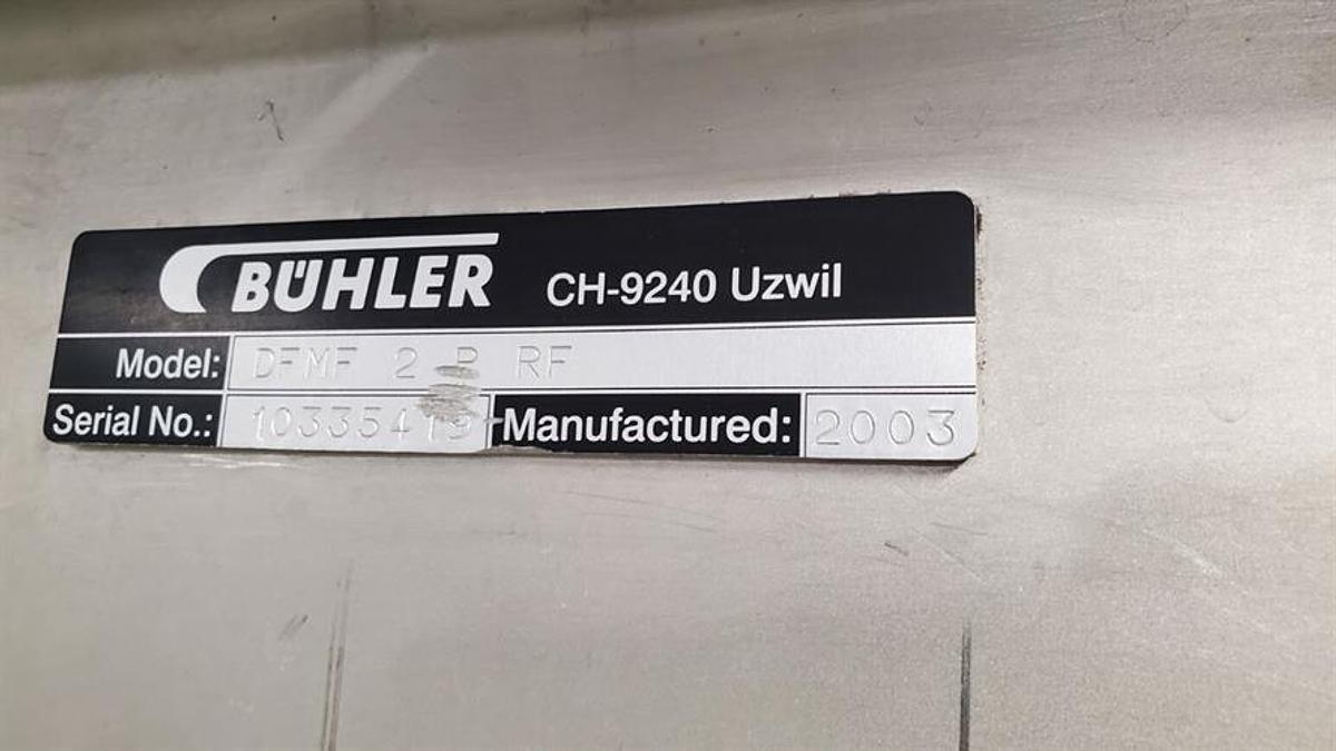 Used Buhler Model DFMFRPMF SS Plow Mixer