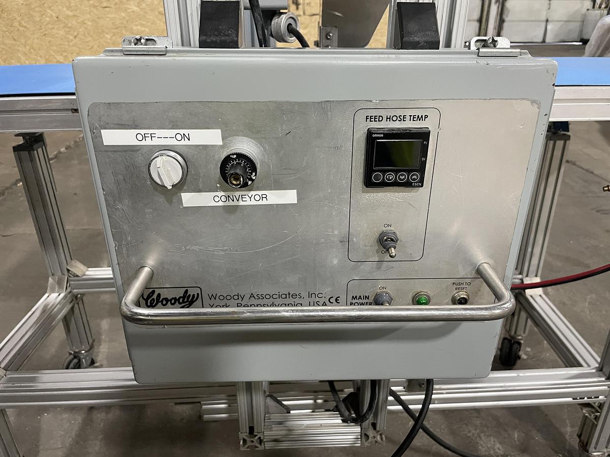 Used Woody 16" Stringer with Conveyor