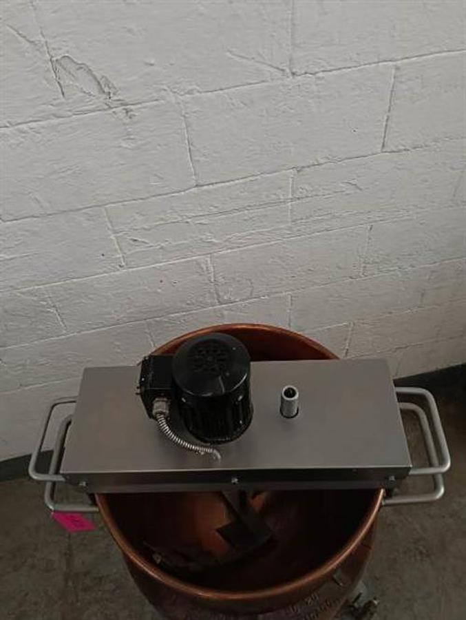 Used Savage #20 Gas Stove with Copper Kettle and Portable Agitator