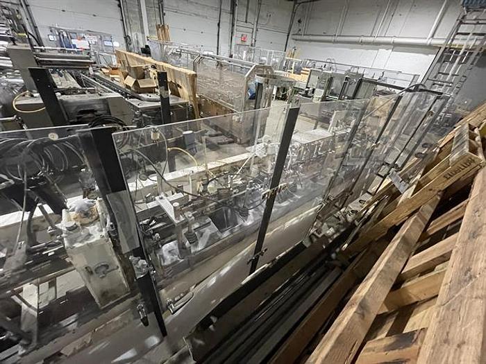 Used Bartelt model IM7 Pouch Packager with AMS Auger Filler and  liquid filler