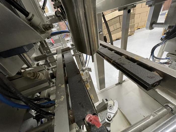 Used BairesPack Pre-made Doy Pouch Machine with 4-lane Linear Scale