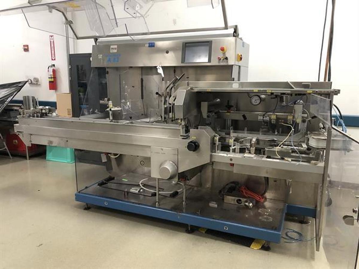 Used IMA model A83 cartoner with blister feeder