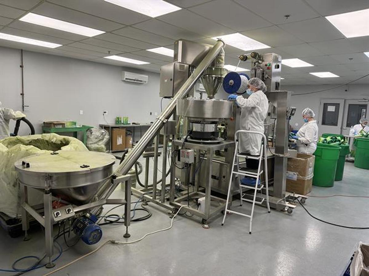 Used Ohlson Generation IV Rotary Pouch Packager With Auger Filler, Vacuum Powder, Scoop & Desiccant Pouch Feeders