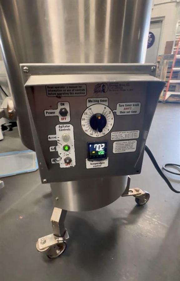 Used Savage 200-lb Stainless Steel Chocolate Melter