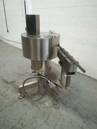 Used Ozaf model VL2T Stainless Steel Vibratory Cap feeder