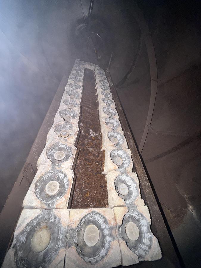 Used AC Horn model 322-M 1,000 lb/hr 3-bag Dry Nut Roaster
