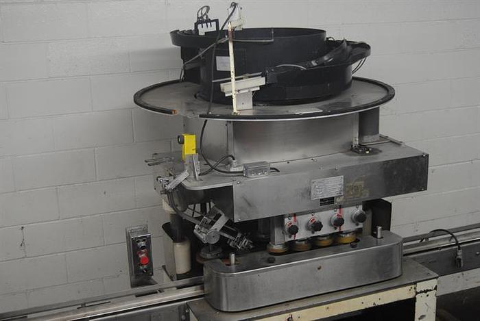 Used Kaps-All Model C 8-Quill Capper -