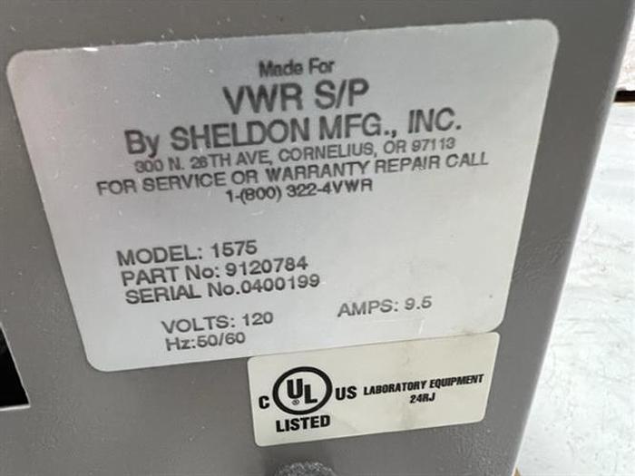Used VWR Model 1575 Orbital Shaker Incubator