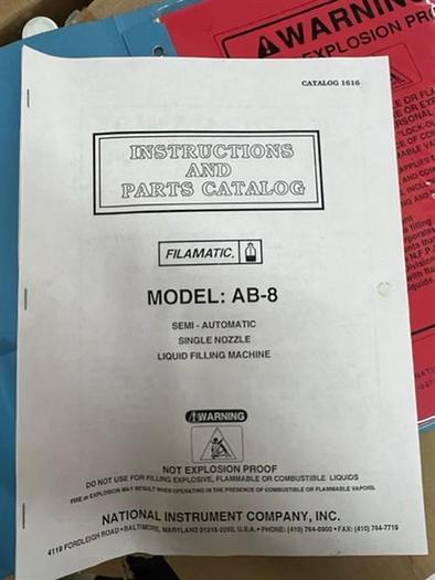 Used Filamatic Piston Filler 260 CC piston