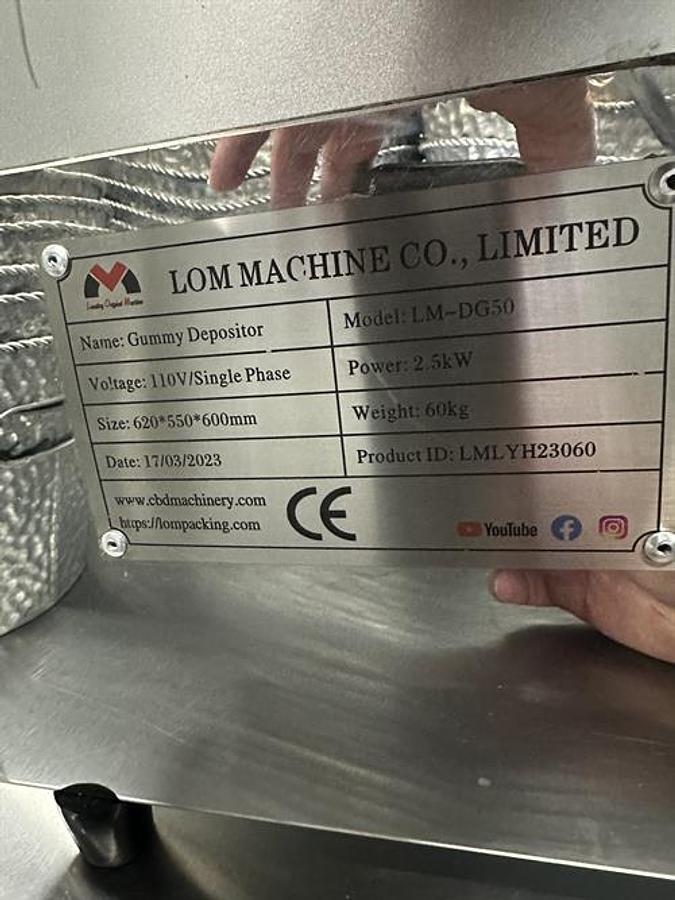 Used Lom Table Top Gummy Depositor