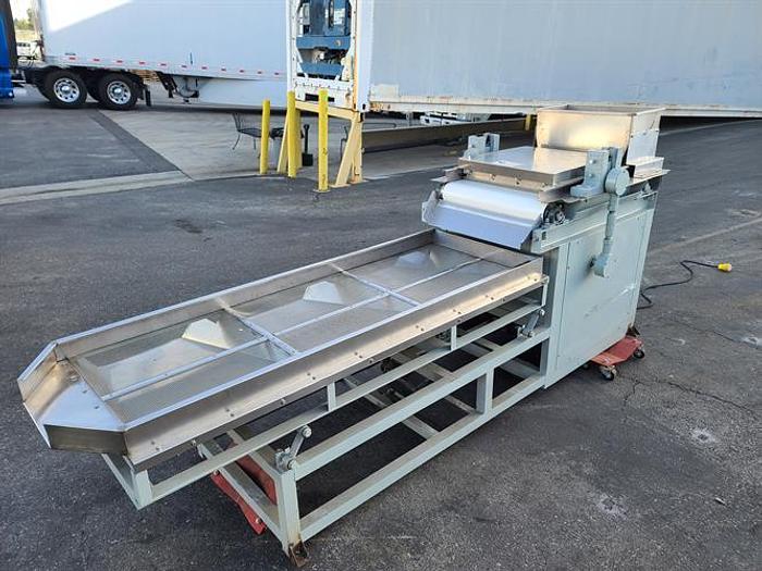 Used Nut Chopper with Vibratory Sieve Separator