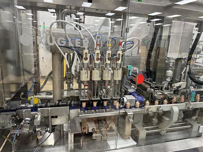 Used Kugler Model Linoline EX Monoblock Filler & Capper