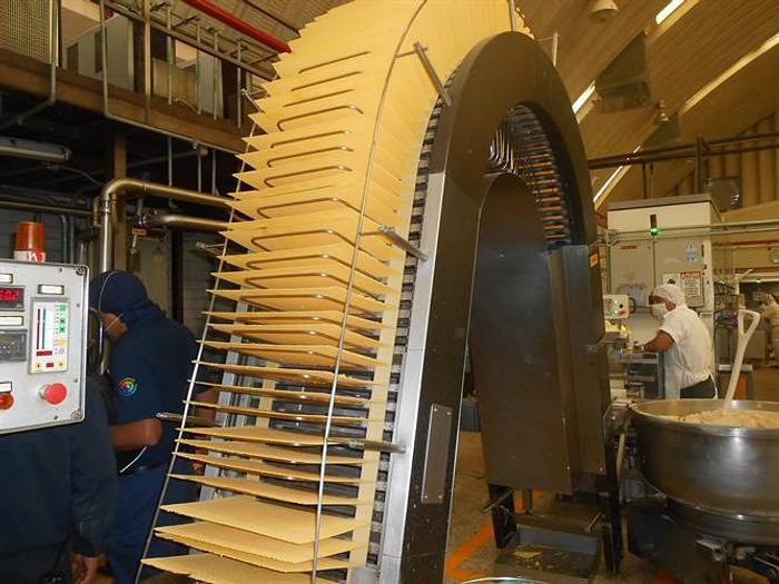Used Haas 80 Plate Wafer Oven Complete Wafer Line