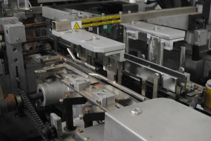 Used Uhlmann model C100 Cartoner with blister feed