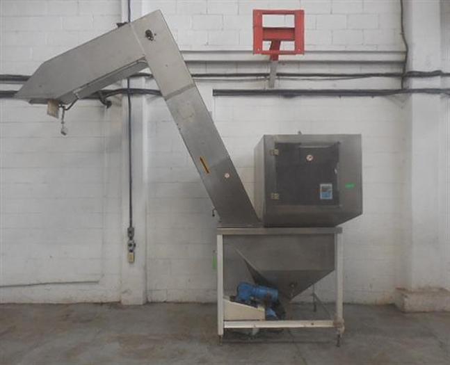 Used Omega model H-1-18 stainless steel boat feeder.