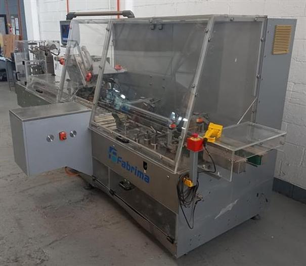 Used Fabrima model M1 automatic horizontal cartoner for blisters