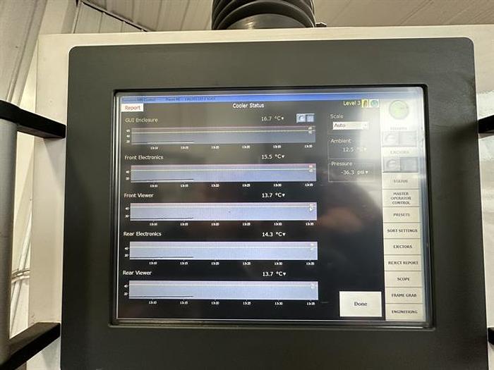 Used Satake EVO-IR-400 Infrared Color and Sorting Machine for Nuts